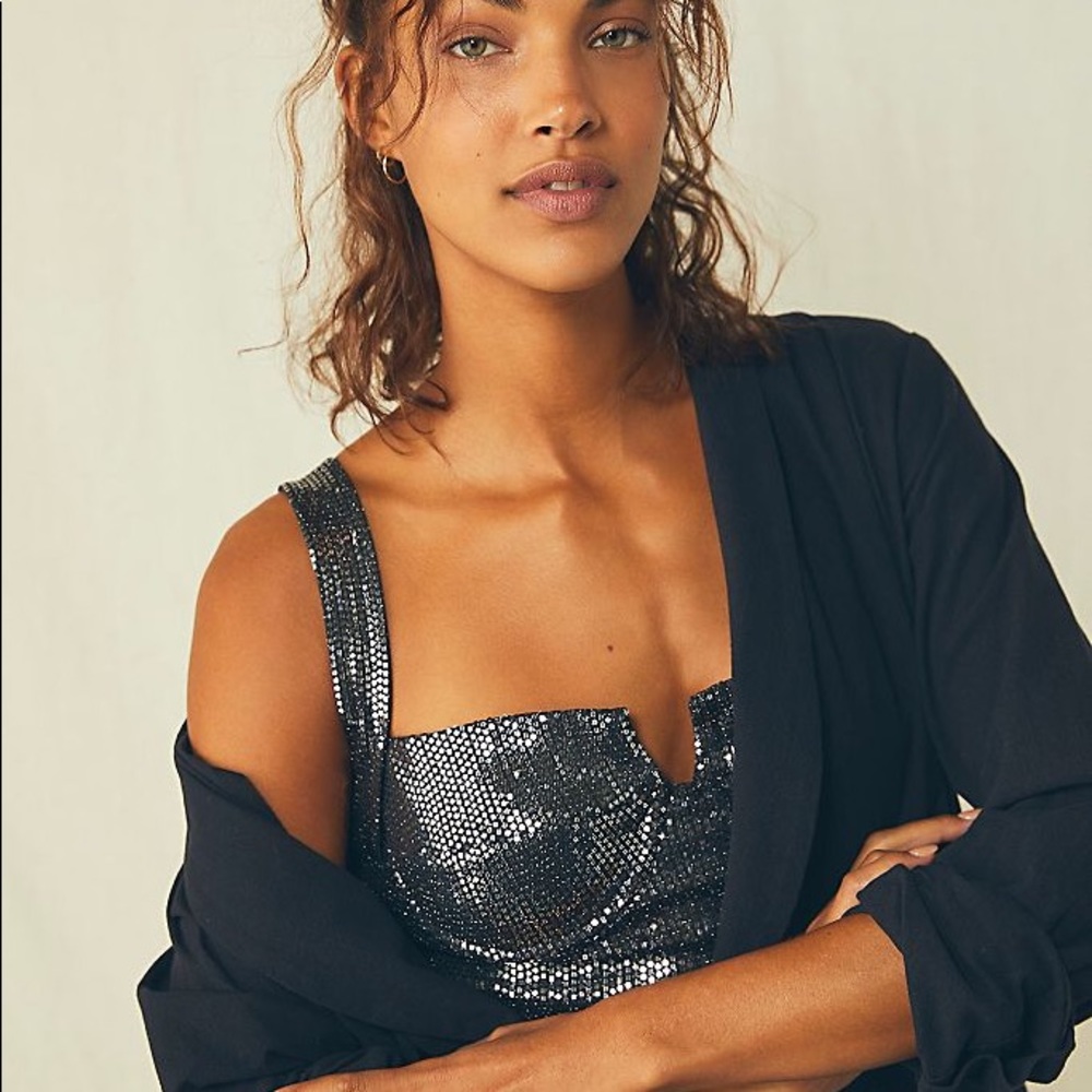 Free people star studded bodysuit